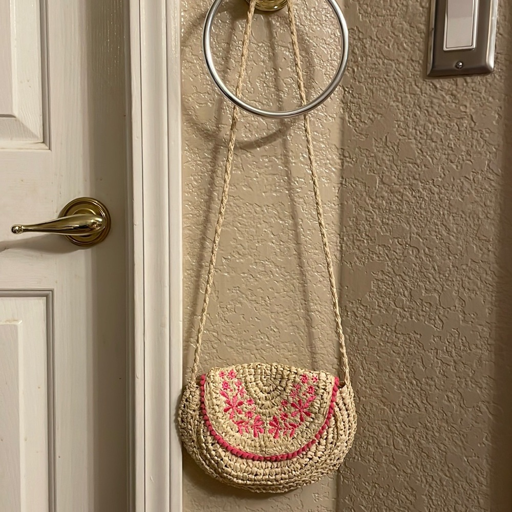 Gap Kids purse. Tan and pink color.